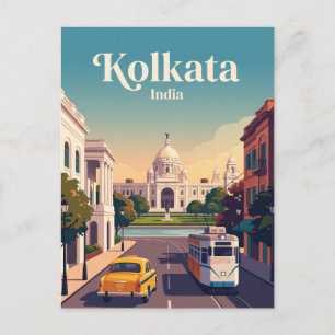 Carte Postale Kolkata, Inde