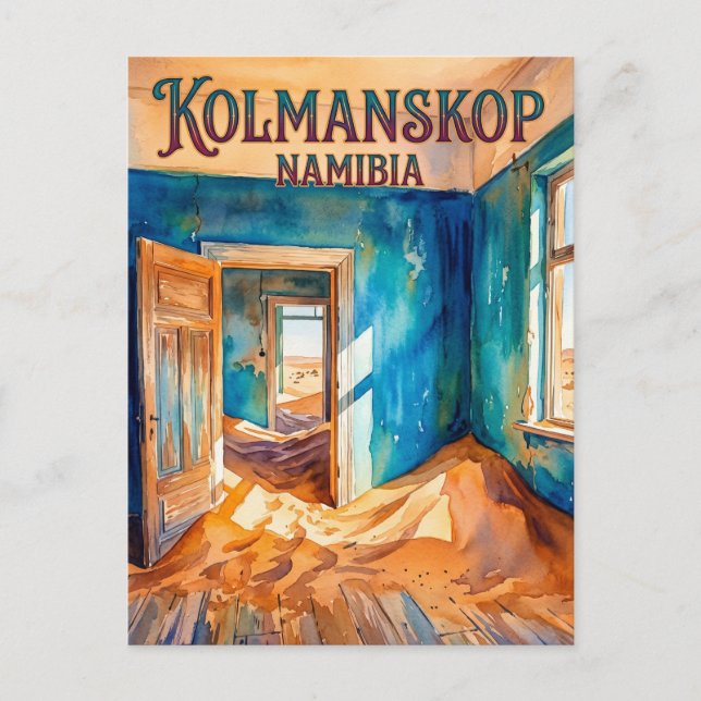 Carte Postale Kolmanskop Namibie (Devant)