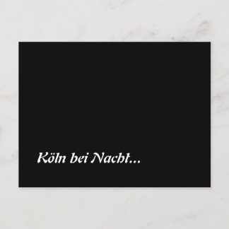 Carte Postale Köln bei Nacht