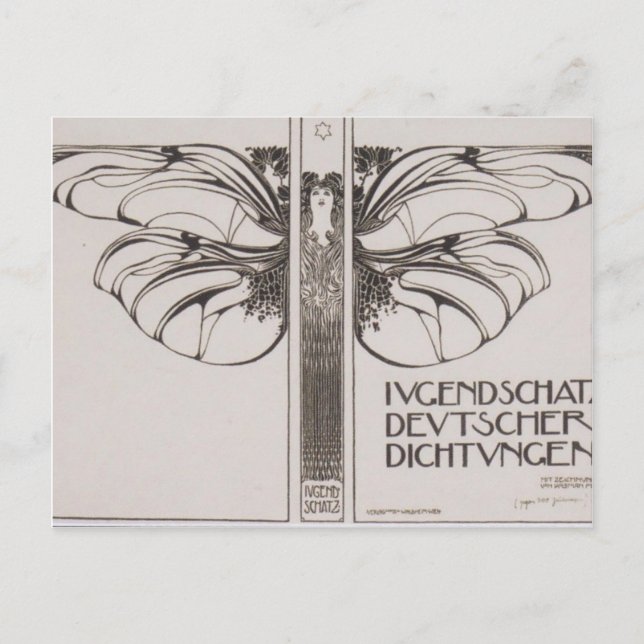 Carte Postale Koloman Moser - Ewart Felicie Jogendschatz (Devant)