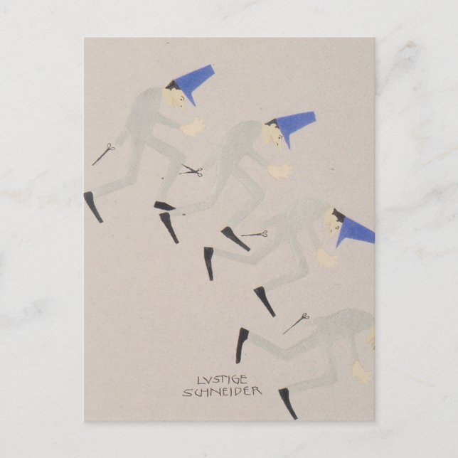 Carte Postale Koloman Moser-Livre photo pour la nièce de Ditha (Devant)