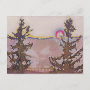 Carte Postale Koloman Moser - Paysage en Semmering