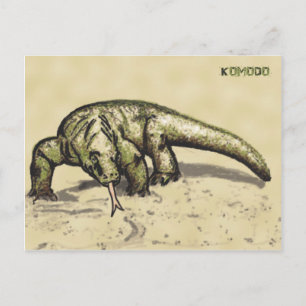 Carte Postale Komodo