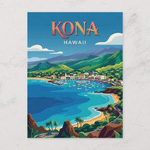 Carte Postale Kona États-Unis