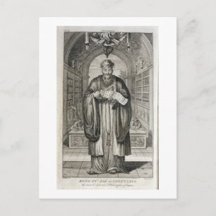 Carte Postale Kong-Fu-Tse, ou Confucius, the Most Celebrated Phi