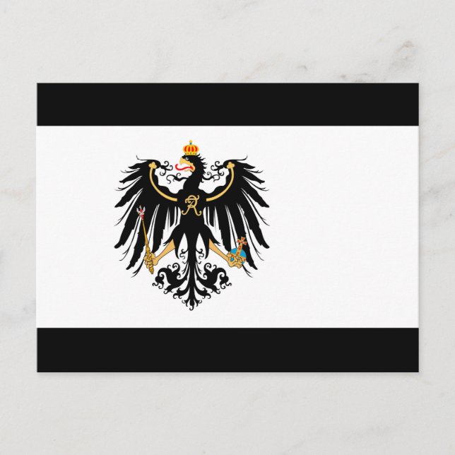 Carte Postale Königreich Preussen Nationalfahne (Devant)