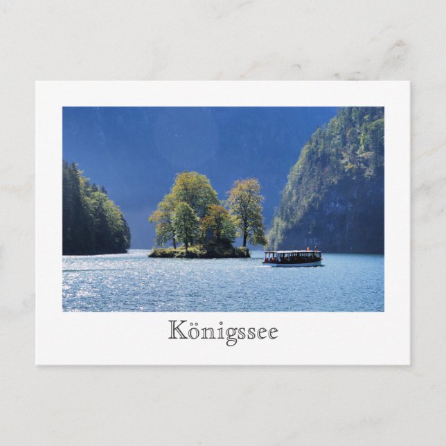 Carte postale Königssee (Devant)