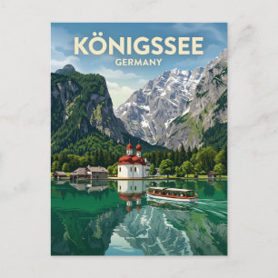 Carte Postale Königssee Allemagne