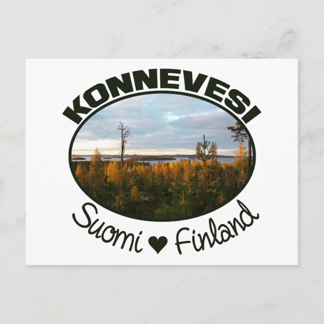 Carte postale Konnevesi (Devant)