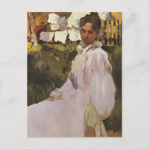 Carte Postale Konstantin Somov - Portrait de Mme N.F. Ober