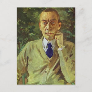 Carte Postale Konstantin Somov - Portrait du compositeur Sergei