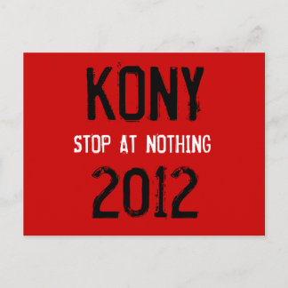 Carte postale Kony 2012