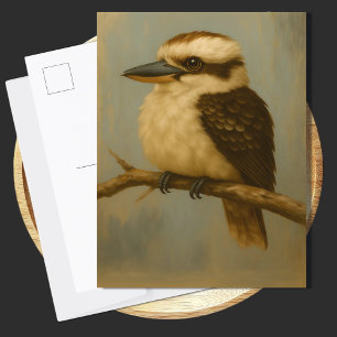 Carte postale Kookaburra   Imprimer Australian Bir