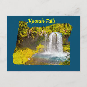 Carte postale Koosah Falls Oregon