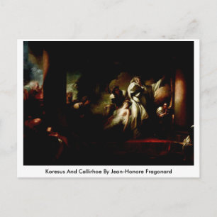 Carte Postale Koresus Et Callirhoe Par Jean-Honore Fragonard