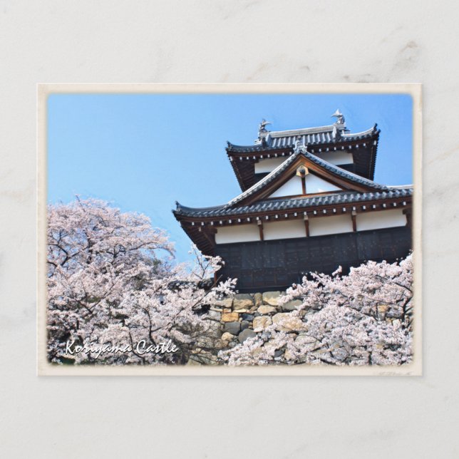 Carte Postale Kōriyama Castle (Devant)