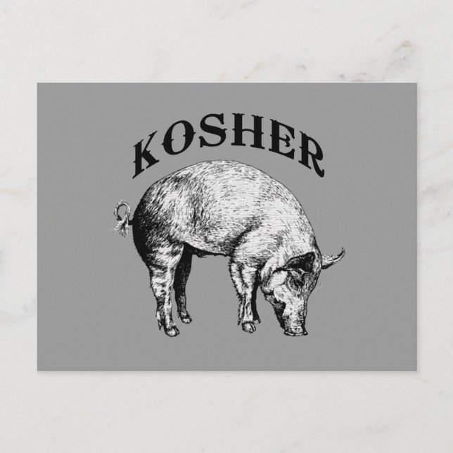 Carte Postale Kosher (Devant)