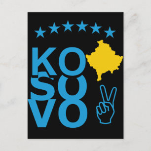 Carte Postale KoSoVo Flag