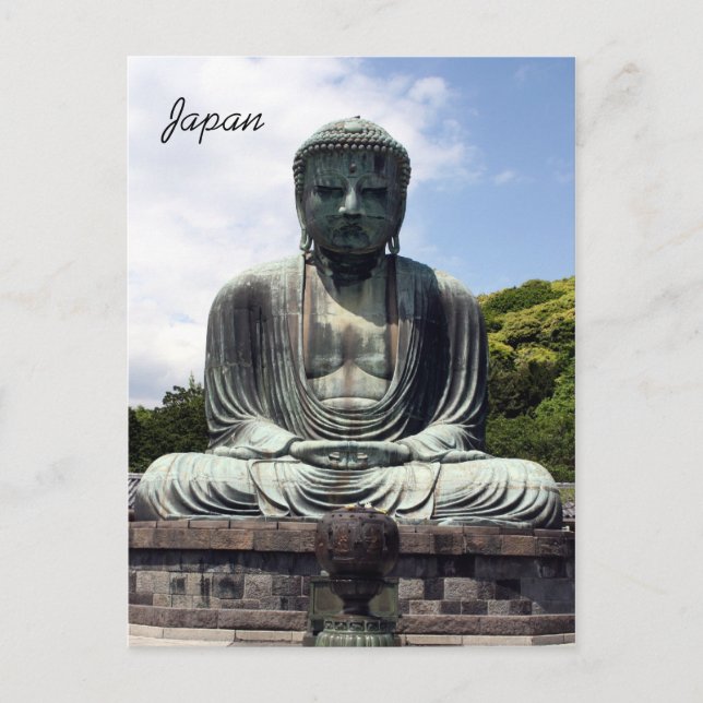 Carte Postale kotokuin buddha japon (Devant)