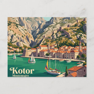 Carte Postale Kotor Monténégro
