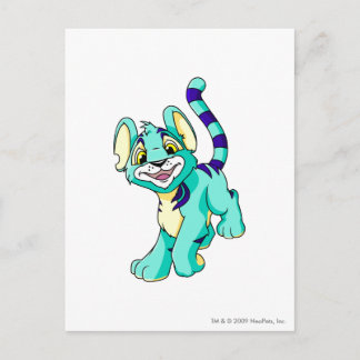 Carte Postale Kougra bleu