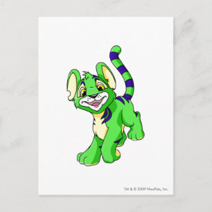 Carte Postale Kougra Green
