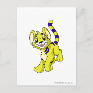 Carte Postale Kougra jaune