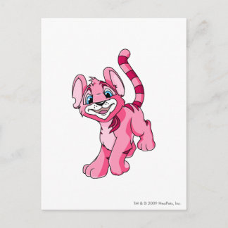 Carte Postale Kougra rose