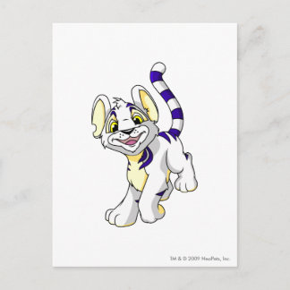 Carte Postale Kougra White