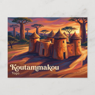 Carte Postale Koutammakou (Pays des Batammariba) Togo