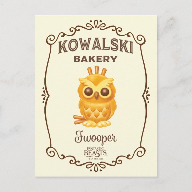 Carte Postale Kowalski Bakery Fwooper (Devant)