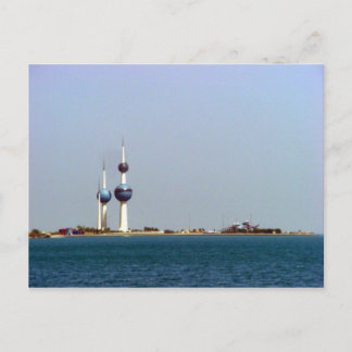 Carte Postale Koweït Tours vue océan