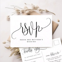 Kraft Style Rustique, Écriture Moderne, RSVP