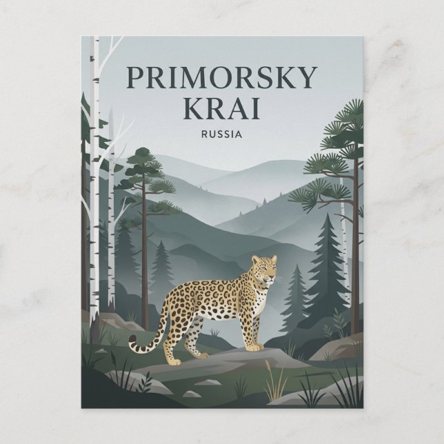 Carte Postale Kraï du Primorié Russie (Devant)