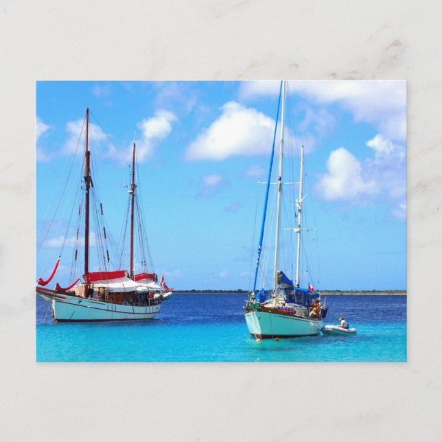 Carte postale Kralendijk Bay Bonaire (Devant)