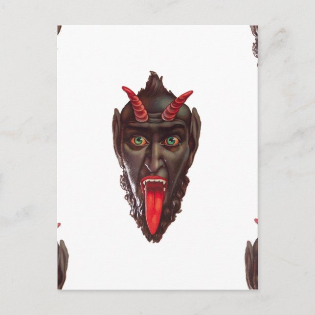 Carte Postale krampus vintage (Devant)