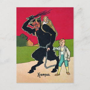 Carte Postale Krampus vintage