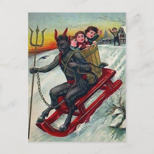Carte Postale Krampus vintage