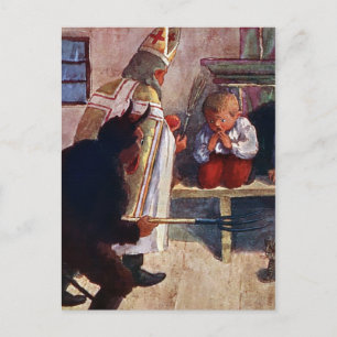 Carte Postale Krampus vintage