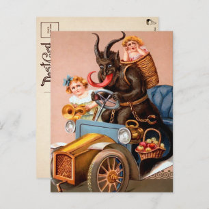 Carte postale Krampus vintage