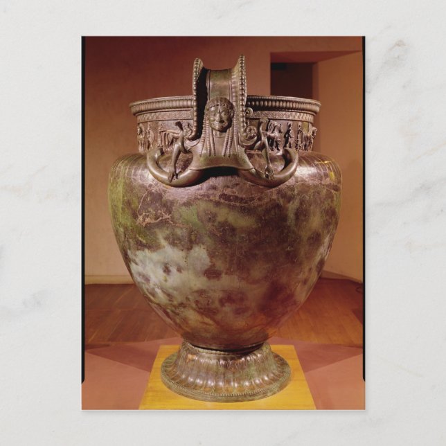 Carte Postale Krater, de la tombe d'une princesse de Vix (Devant)