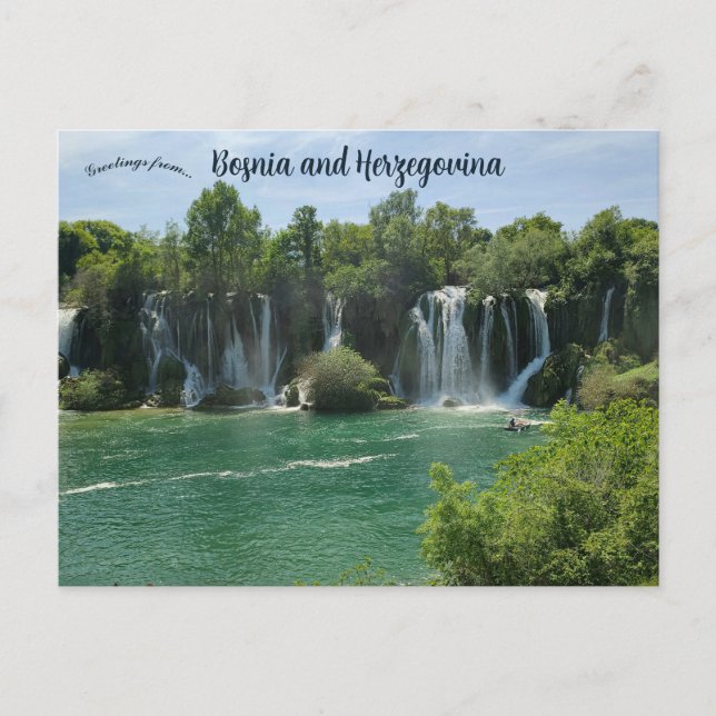Carte Postale Kravica Waterfall Bosnia and Herzegovina  (Devant)