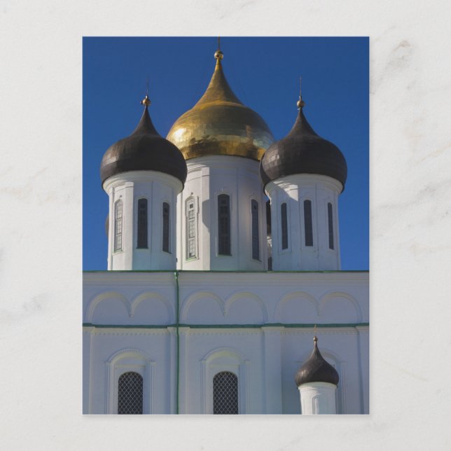 Carte Postale Kremlin de Pskov et cathédrale de la Trinité (Devant)