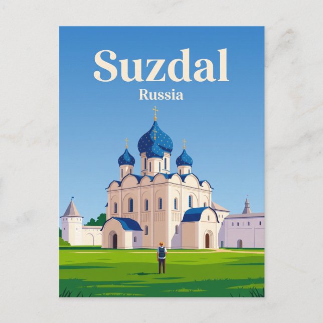 Carte Postale Kremlin de Souzdal Russie (Devant)