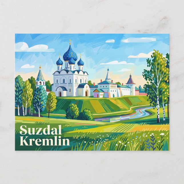 Carte Postale Kremlin de Souzdal Russie (Devant)