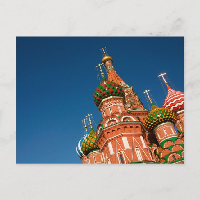 Carte Postale Kremlin, Vasiliy Blessed | Moscou, Russie (Devant)