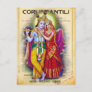 Carte Postale Krishna