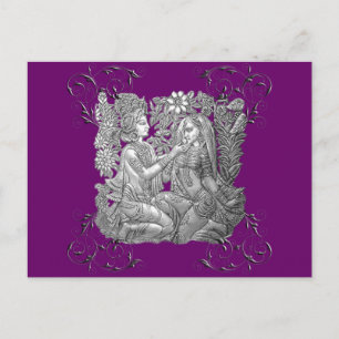 Carte Postale Krishna et Radha