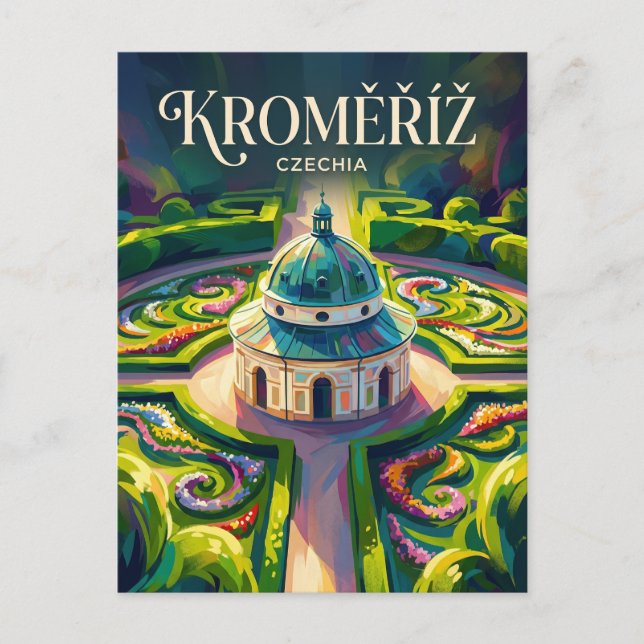 Carte Postale Kroměříž République tchèque (Devant)