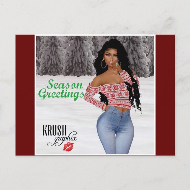 Carte Postale Krush Graphix par Ahsek Novel Postcard 10 (Devant)